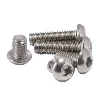 奧峰 ISO7380內六角盤頭螺釘，M5-0.8X8，不銹鋼304，強度A2-70