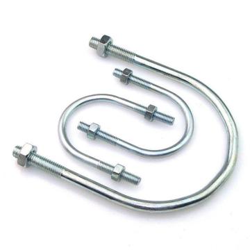 哈德威 U型螺栓帶2個螺母,M10-140,5寸,鍍鋅